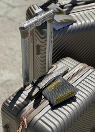 Ударопрочный wings  маленький чемодан дорожный s на колесах польша ручная кладь5 фото