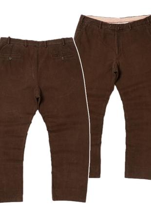 Loro piana brown cotton trousers чоловічі штани