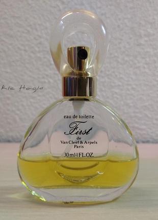 Туалетна вода first van cleef & arpels, 13/30 ml - оригинал, винтаж