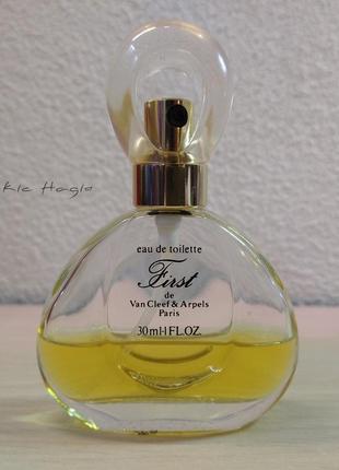 Туалетна вода first&nbsp;van cleef &amp; arpels, 13/30 ml - оригинал, винтаж