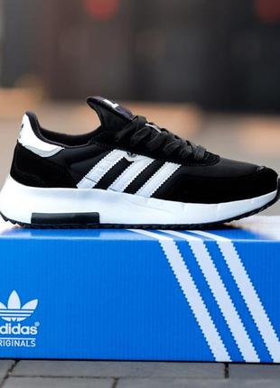 Мужские замшевые, черные, стильные кроссовки adidas retropy f2. от 41 до 45 гг. 0830 ал демисезонные