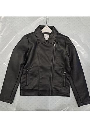 Куртка кожанка , демісезонна , косуха , шкірянка куртка