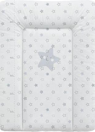 Матрац сповивальний на комод ceba baby 70*50 см м'який stars