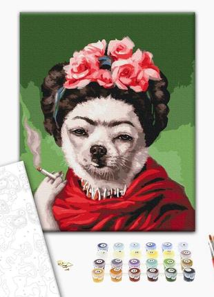 Картина за номерами brushme frida © lucia heffernan 40х50см bs53619 набір для розпису за цифрами