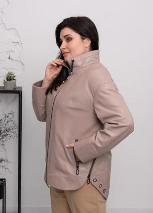 Куртка жіноча куртка шкіряна курточка кожанная женская кожанка косуха5 фото