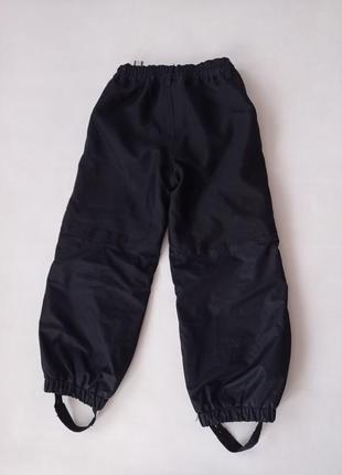 H&m. теплые штаны на флисе 5-6 лет.10 фото