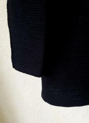 Удлиненный черный кардиган оверсайз c капюшоном и карманами primark5 фото