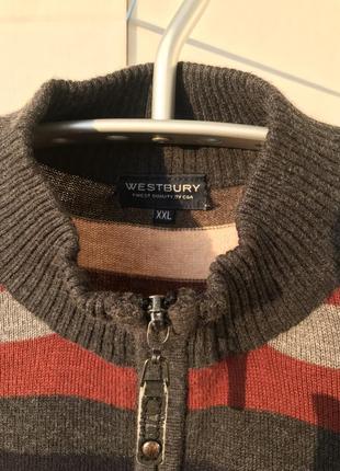 Мужской свитер в полоску westbury3 фото