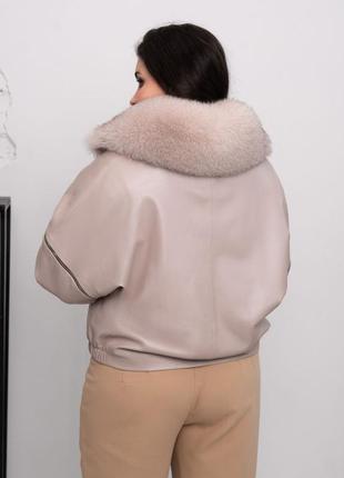 Курточка жіноча курточка шкіряна косуха трансформер9 фото