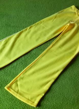 Яркие солнечные спортивные брюки