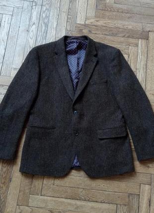 Мужской твидовый пиджак harris tweed & tu man