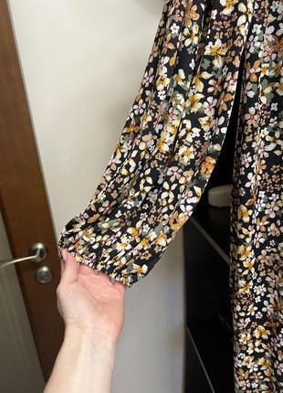 Платье 👗 женское zara стильное классное модное в цветочный принт трендовая модель5 фото