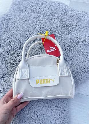 Сумка від бренду puma нова з біркою в бежевому кольорі