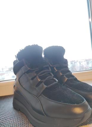 Зимняя женская обувь из натуральной кожи