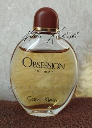 Вінтажна мініатюра obsession for men calvin klein1 фото