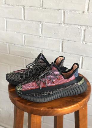 Шикарні жіночі кросівки adidas yeezy boost 350 чорні2 фото