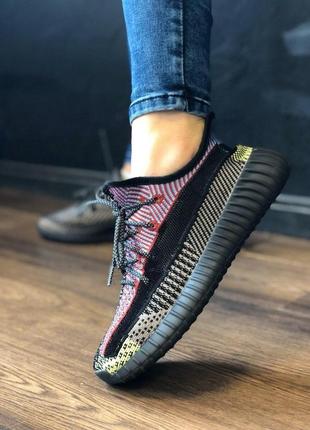 Шикарні жіночі кросівки adidas yeezy boost 350 чорні