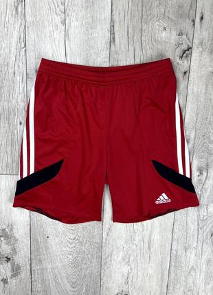Adidas climalite шорты 152 см подростковые футбольные красные оригинал