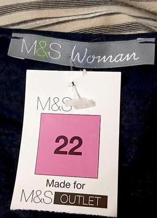 Нова віскозна трикотажна блуза  кардіган обманка р 22  від  marks & spencer4 фото