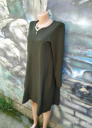 Осеннее шерстяное платье,можно беременным,люкс бренд вискоза+шерсть5 фото
