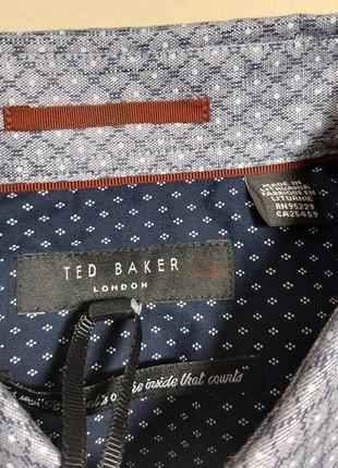 Нова висякісна стильна брендова сорочка ted bakermade in lithuania2 фото