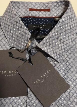 Нова висякісна стильна брендова сорочка ted bakermade in lithuania3 фото