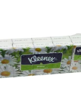 Носові хустинки kleenex 10шт ромашка