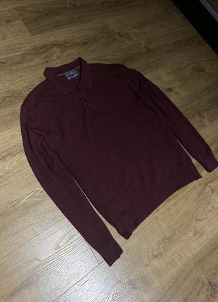 Класична кофта з коміром m&s