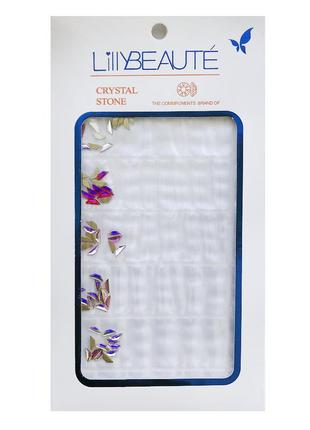 Стразы lilly beaute, микс цветов, трапеция