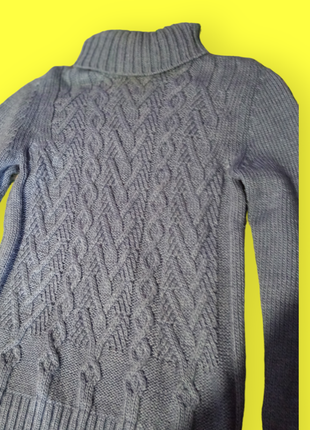 В'язаний синій  світер