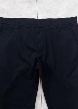 Чоловічі чорні класичні брендові штани брюки burton menswear london, 34 розмір.7 фото