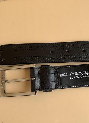 Стильний шкіряний ремінь autograph marks & spencer