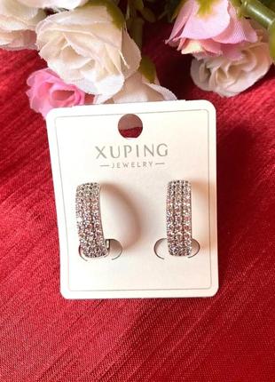 Серьги xuping jewelry из нержавеющей стали