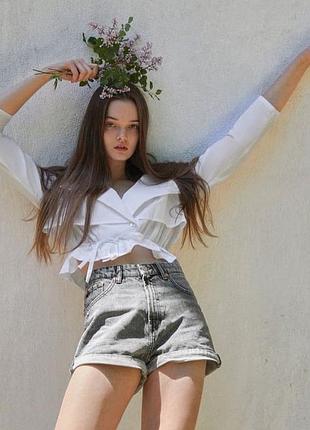 Рубашка из поплина, zara