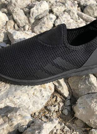 Чоловічі текстильні кросівки сітка 45 розмір. літні кросівки із сітки. модель 56582. колір: чорний8 фото