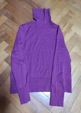 Тонкий светр, 100% мериносова шерсть3 фото