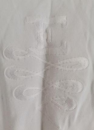 Біла вінтажна  футболка туніка від escada3 фото