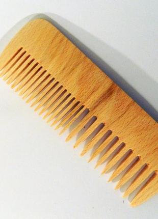 Гребінь (гребінець) для волосся дерев'яний полірований 16,6 см * 6см