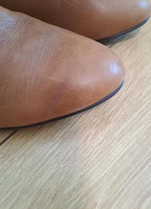 Весняні коричневі черевики new look натуральна шкіра 38 розмір5 фото