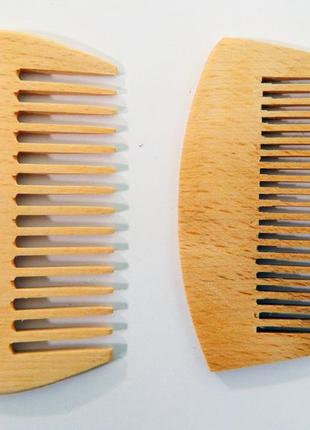 Гребінь (гребінець) для волосся дерев'яний полірований 12см * 5,5 см