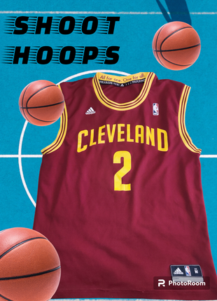 Баскетбольная майка adidas nba cleveland cavaliers, irving