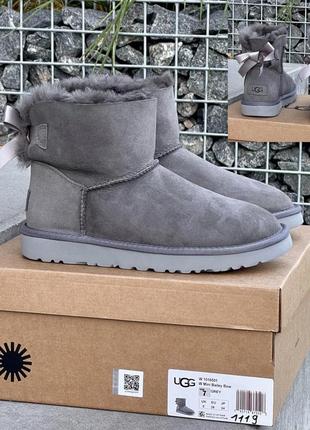 Ugg bailey bow boot grey