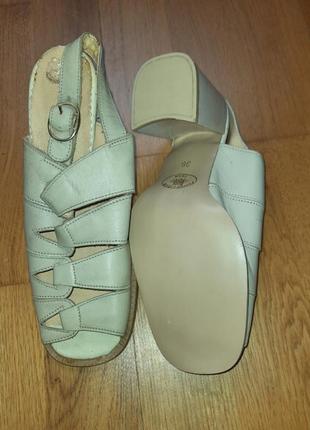 Туфли asos кожаные открытые летние боссоножки на каблуке6 фото