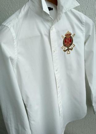 Сорочка ralph lauren sport блузка з гербом6 фото