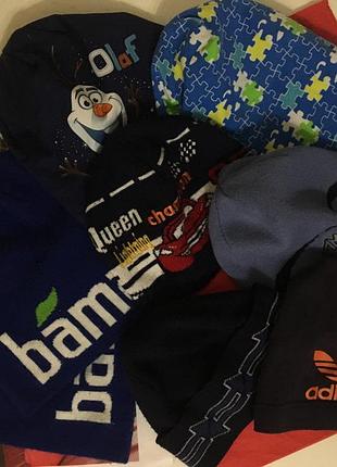 Шапка демисезонная 4-5, 6-7лет