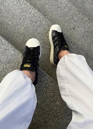 Кеди adidas superstar x atmos denim pack grey5 фото