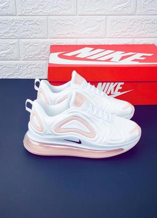 Nike air max 720 white кросівки найк аір макс кросівки