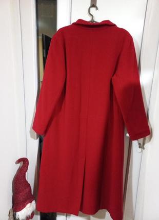 Червоне пальто максі7 фото