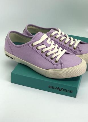 Лиловые кеды бренд seavees 06/67 monterey oxford2 фото