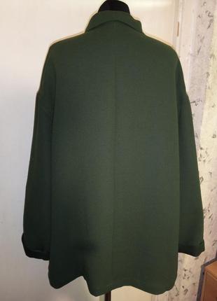 Italy, вовняний 95%-стрейч, піджак-жакет з кишенями,бохо,великого розміру,італия2 фото